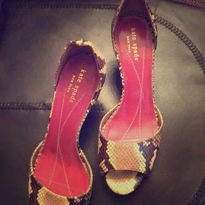 Kate Spade d’Orsay Peep Toe Pumps